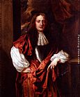 Sir Peter Lely Canvas Paintings - Portrait Of The Hon. Charles Bertie Of Uffington